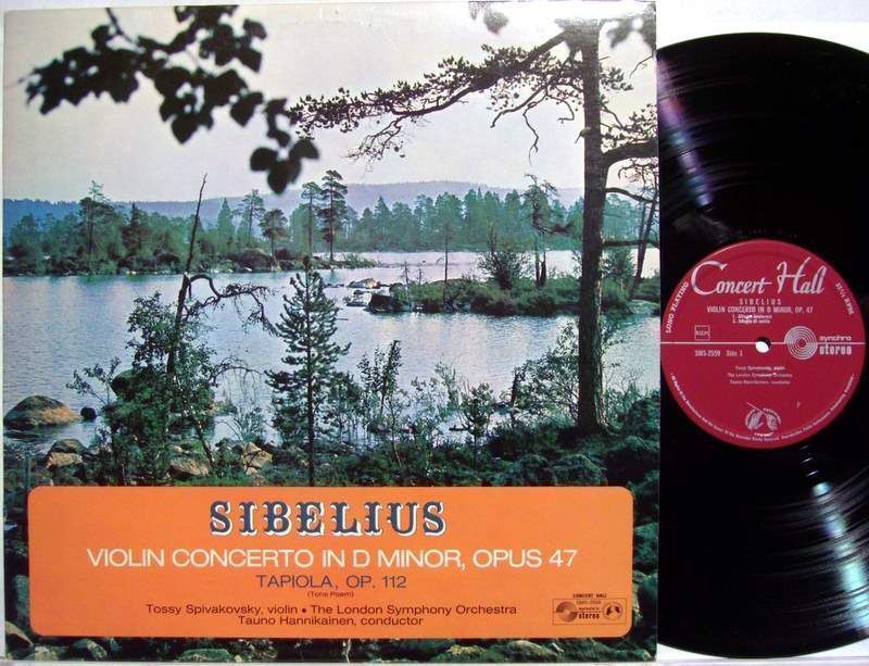 Concert Hall SMSC 2559 - Jean Sibelius - Violin Concerto In D Minor