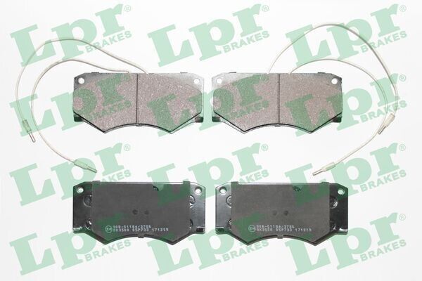 LPR Bremsbelagsatz 05P733 für Iveco Daily I II BP672 FVR492 AN4202WK BL1536A2