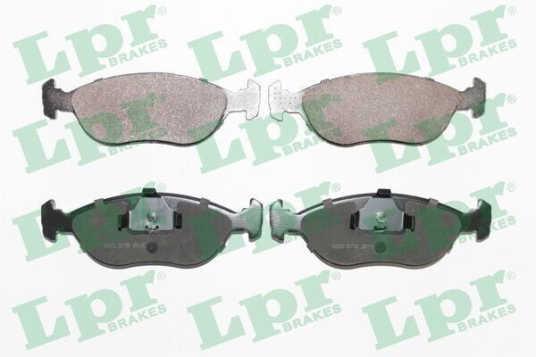LPR Bremsbelagsatz 05P592 für Volvo 440 460 480 GDB1246 BP747 363916061153 LP876