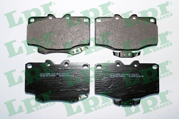 LPR Bremsbelagsatz 05P515 für Toyota Land Cruiser GDB1133 0986424269 P83026