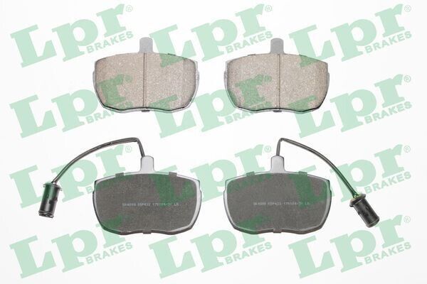 LPR Bremsbelagsatz 05P433 für Iveco Daily I II 0986424044 LP472 363702161152
