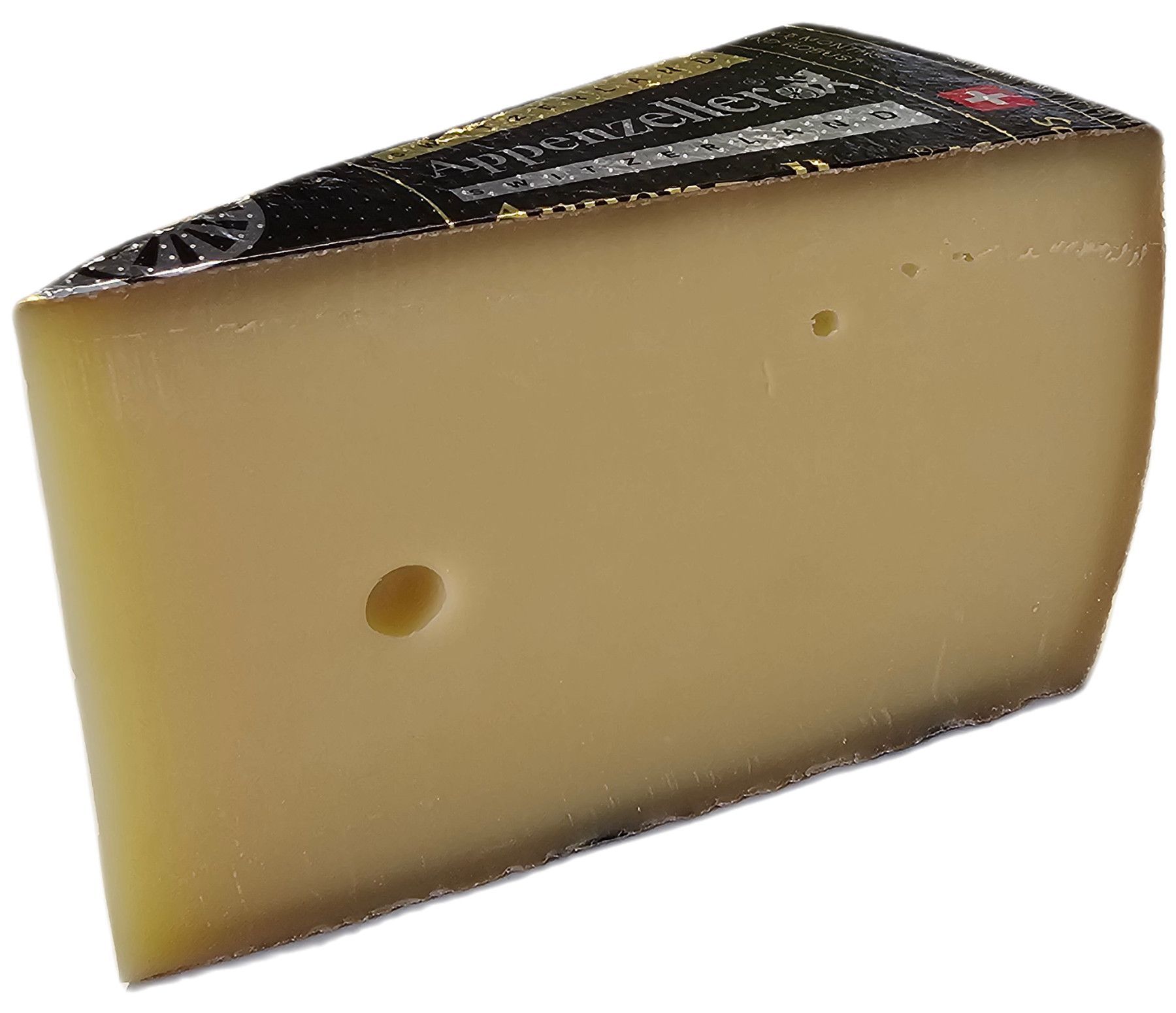 200g Stück Appenzeller Käse Extra-Würzig schwarz goldene Etikette