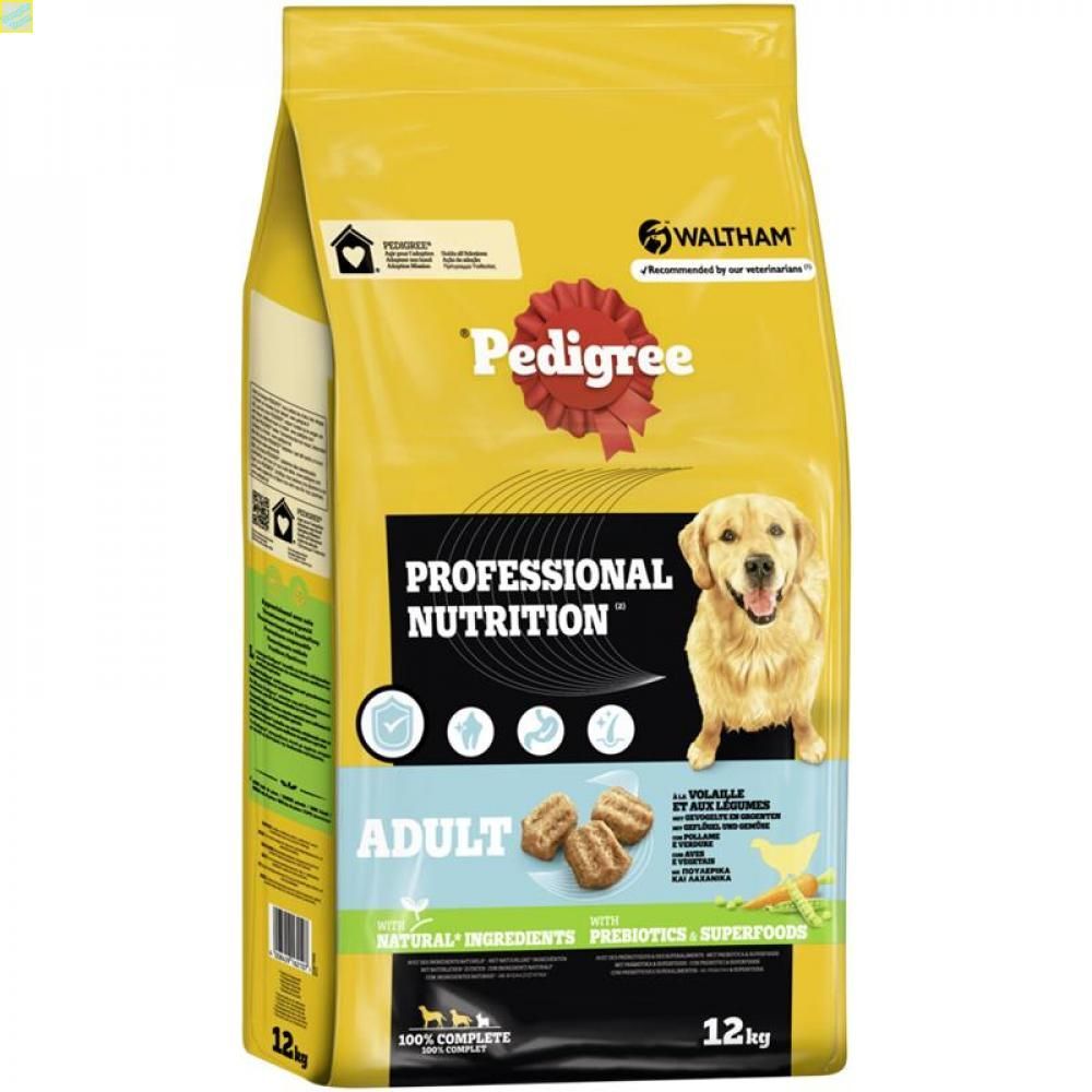 Pedigree Trocken Professional Nutrition Adult Geflügel & Gemüse 12kg
