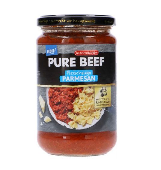 Inzersdorfer Pure Beef Parmesan Sugo Mit Rindfleisch Aus Österreich 400G