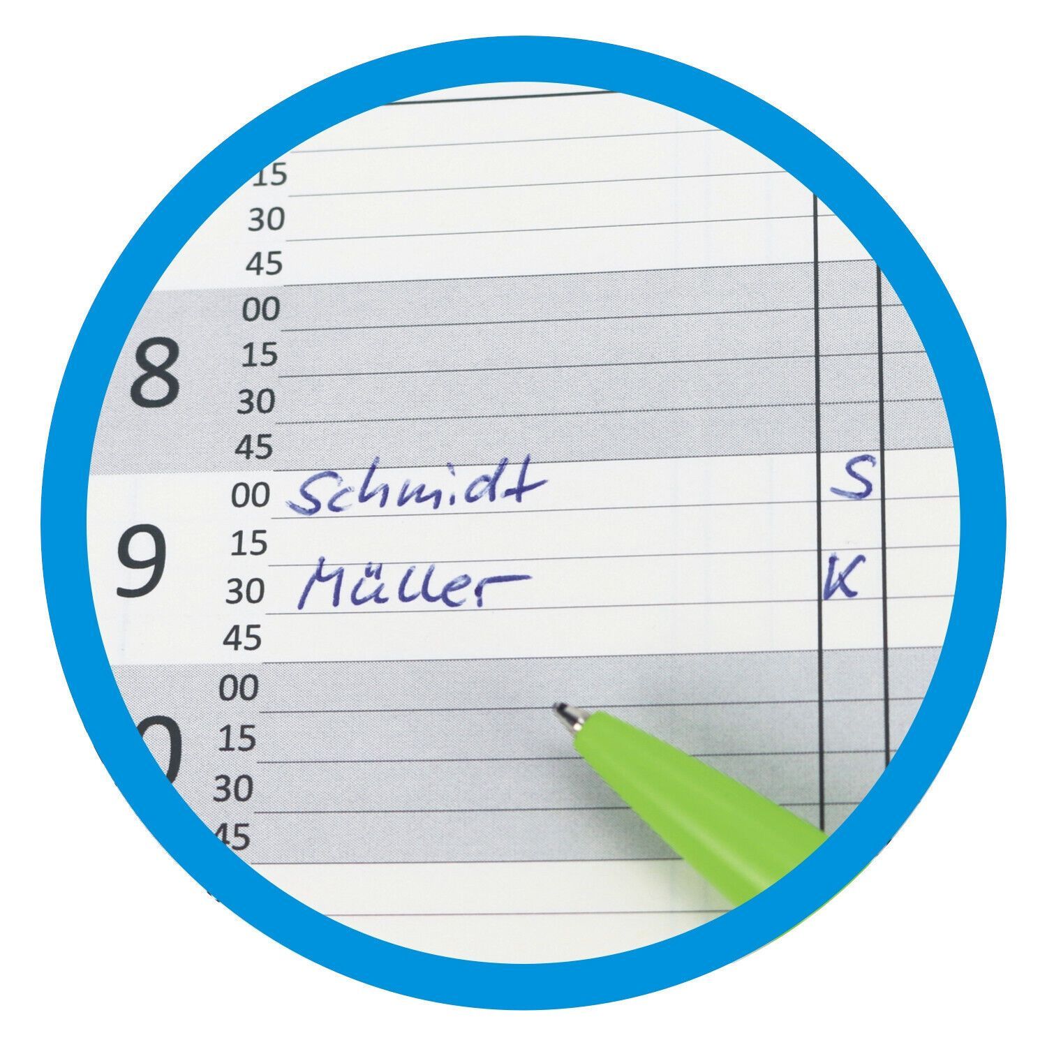 Praxisplaner 2025 A4 15min Takt Terminplaner Terminbuch mit Datum