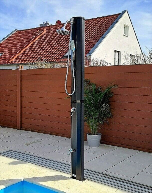 40L Solardusche Caribic LUXURY Pooldusche Außendusche Gartendusche ...