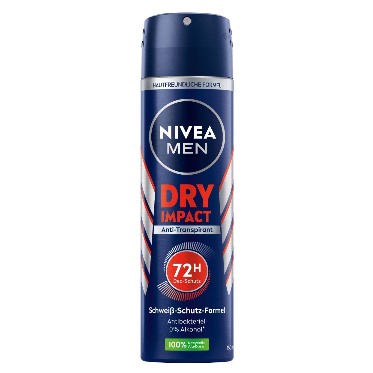 Beiersdorf Ag Nivea Men Deo Spray Dry Impact 72H Anti Transpirant Schutz 150Ml