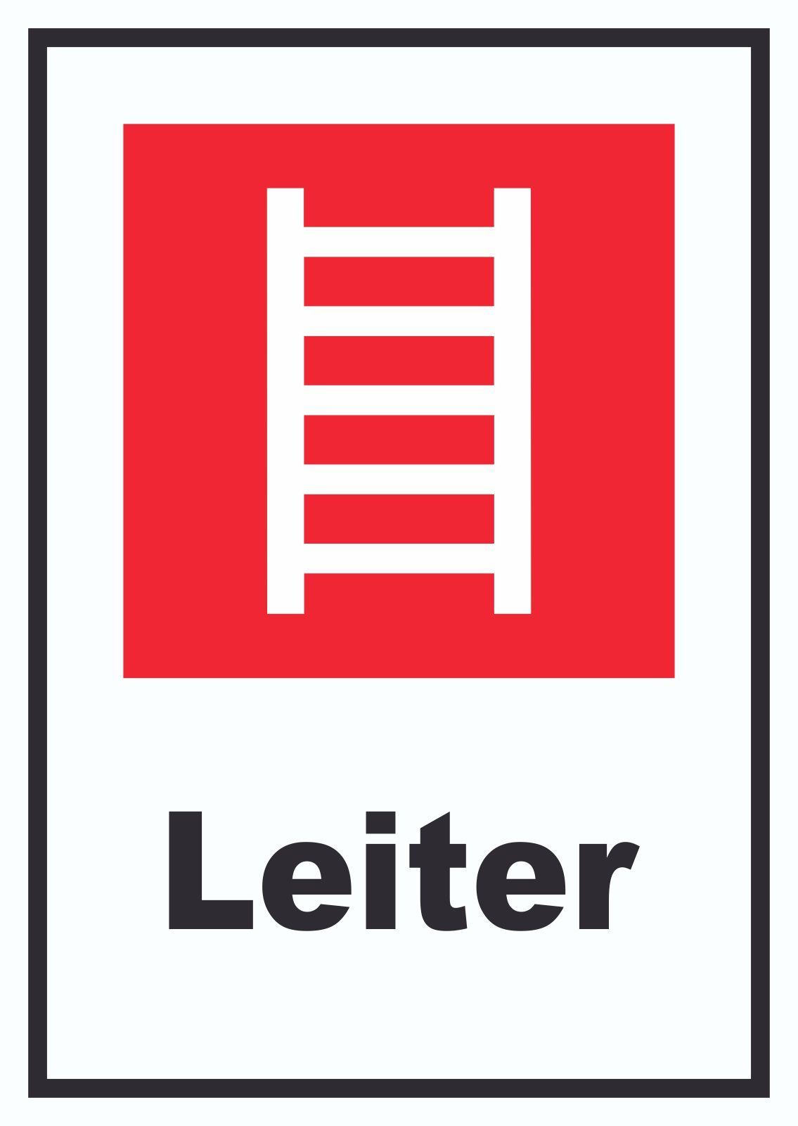 Leiter Schild