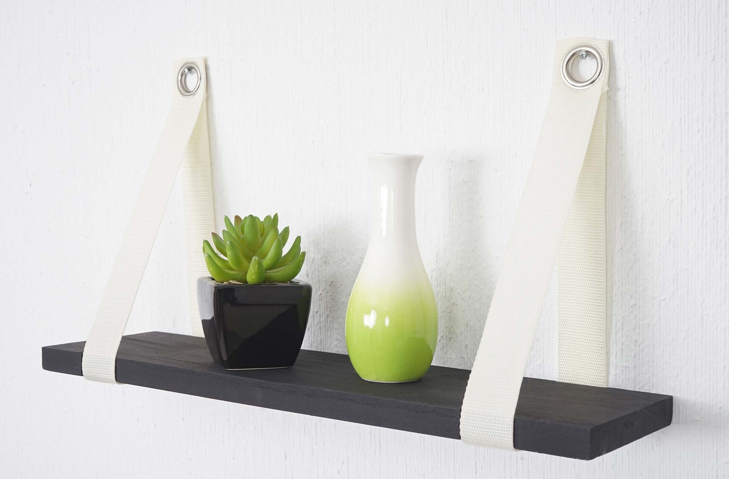 Mendler Wandregal Var, Hängeregal Regal, Shabby-Look, Vintage 27X50cm