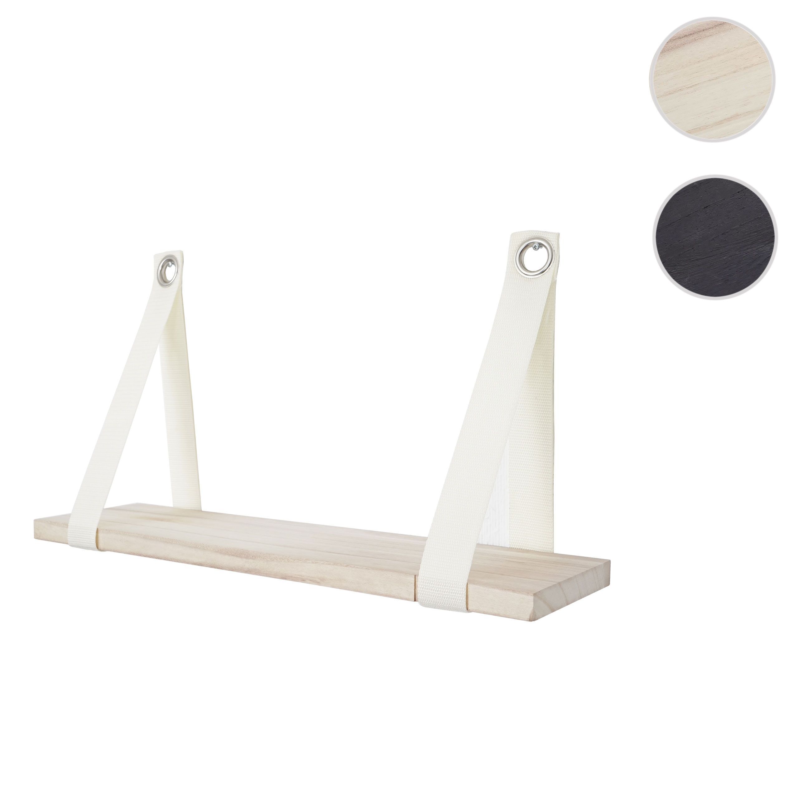 Mendler Wandregal Var, Hängeregal Regal, Shabby-Look, Vintage 27X50cm