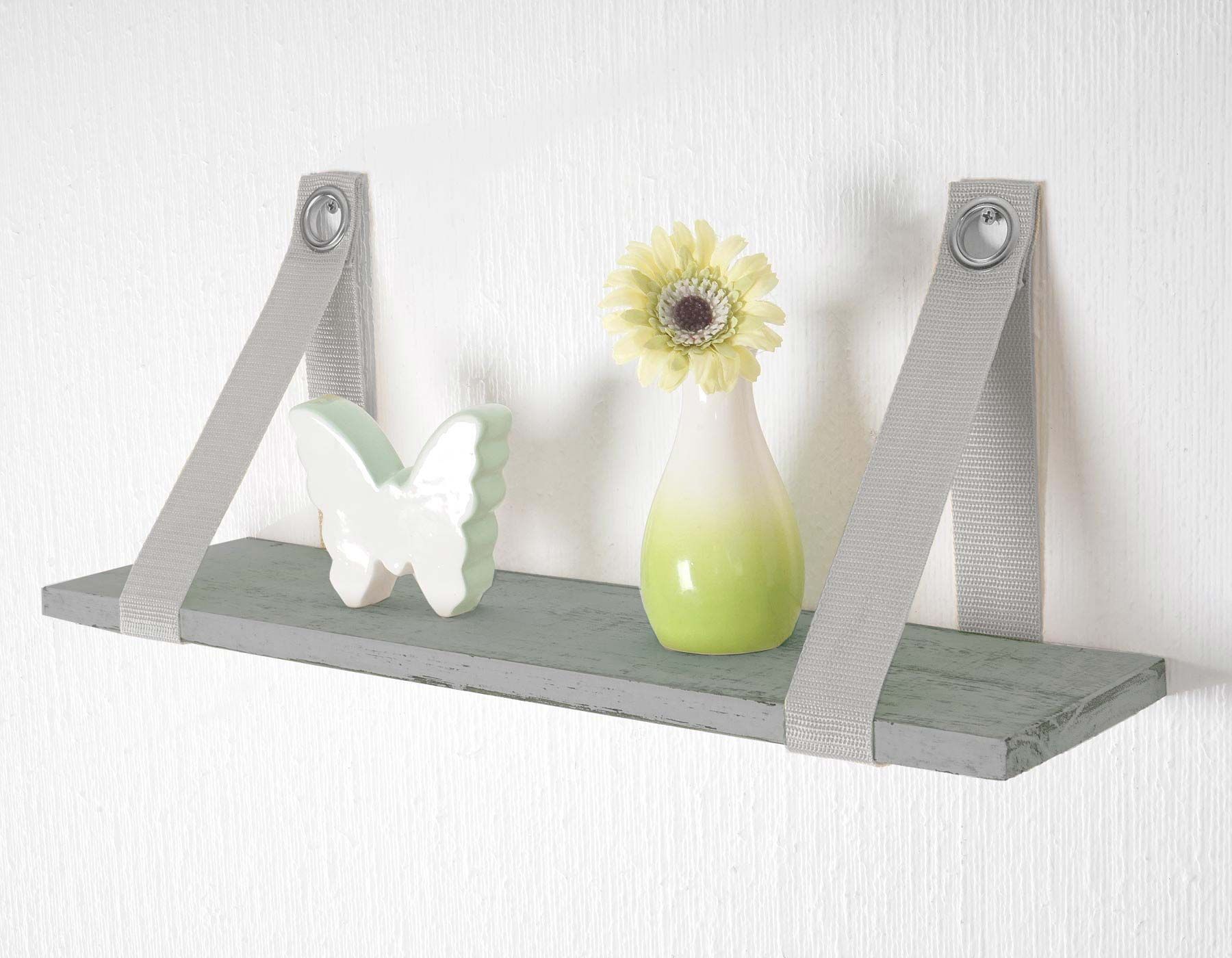 Mendler Wandregal Var, Hängeregal Regal, Shabby-Look, Vintage