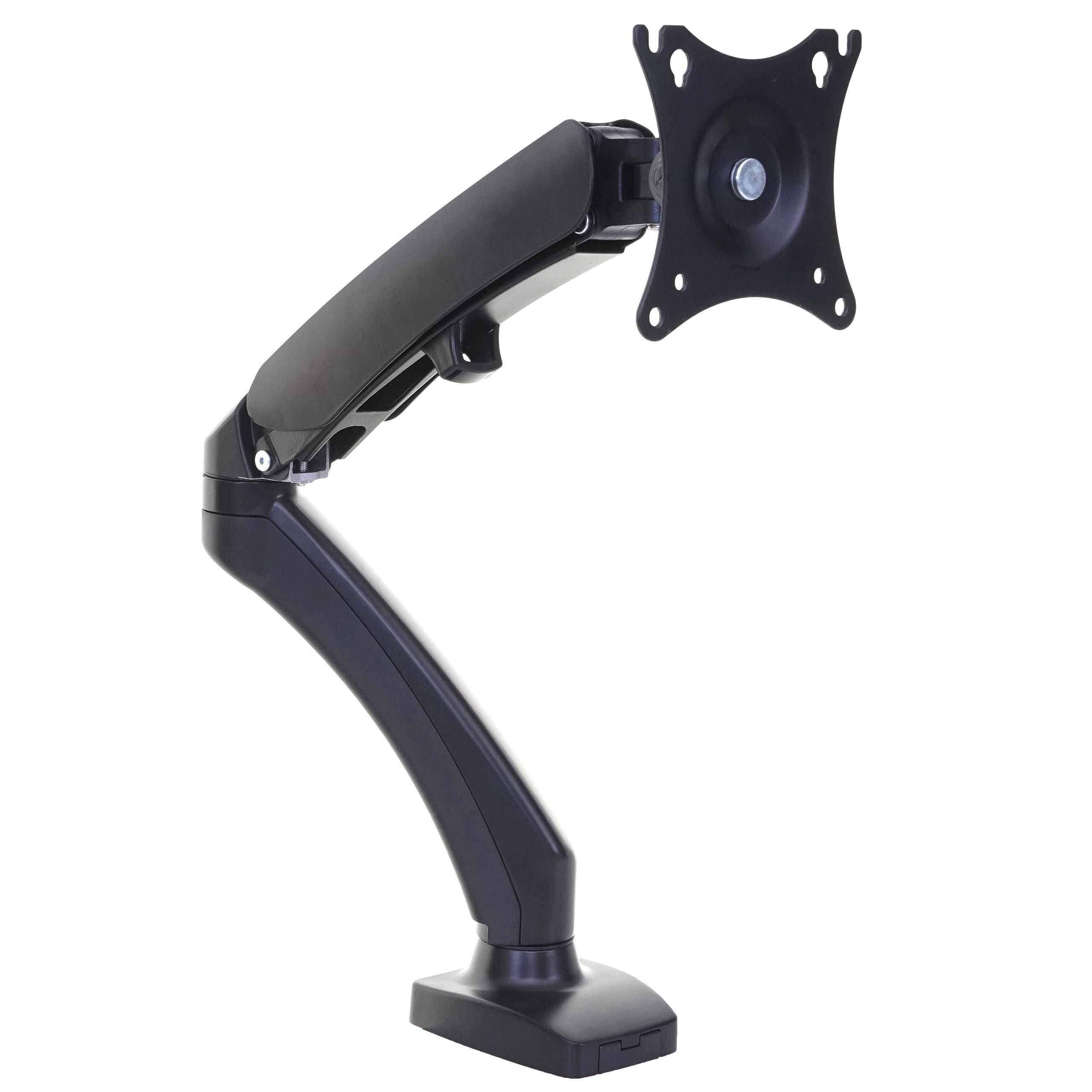 Mendler Monitorhalter Hwc-D39, Vesa Bis 75X75/100X100mm Bohrungsmontage Schwenkbar Neigbar