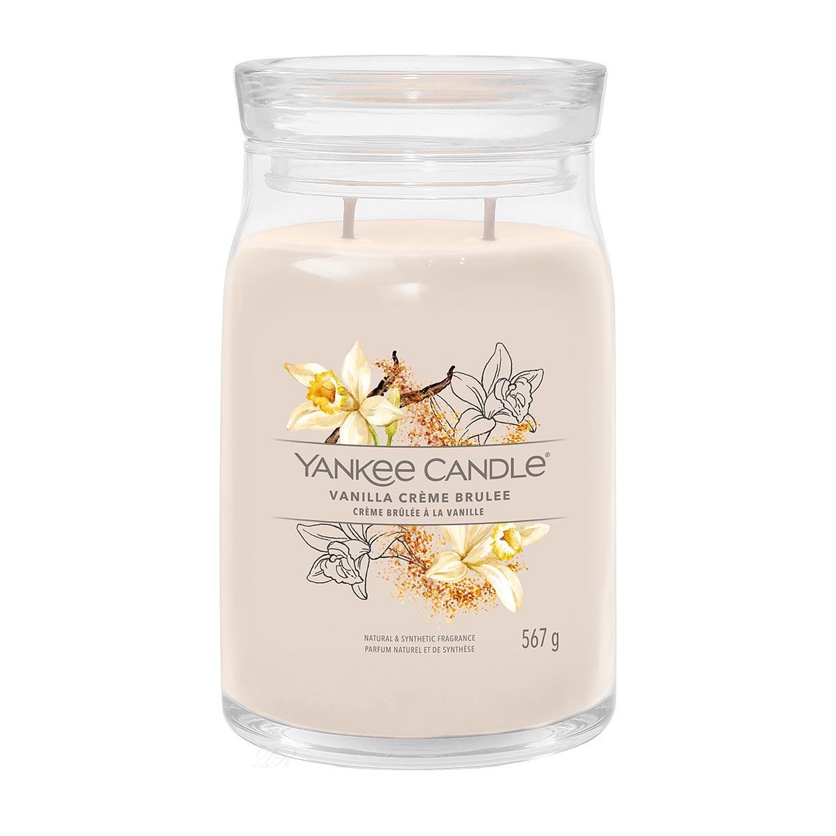 Yankee Candle Vanilla Crème Brûlée Signature Duftkerze Großes Glas 567 G