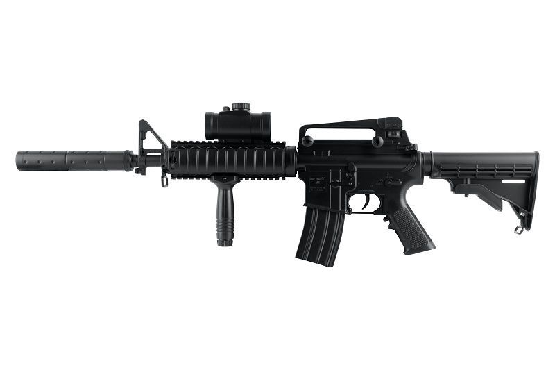 GSG airmaX® M4 Schwarz 6mm - Airsoft AEG < 0,5 Joule