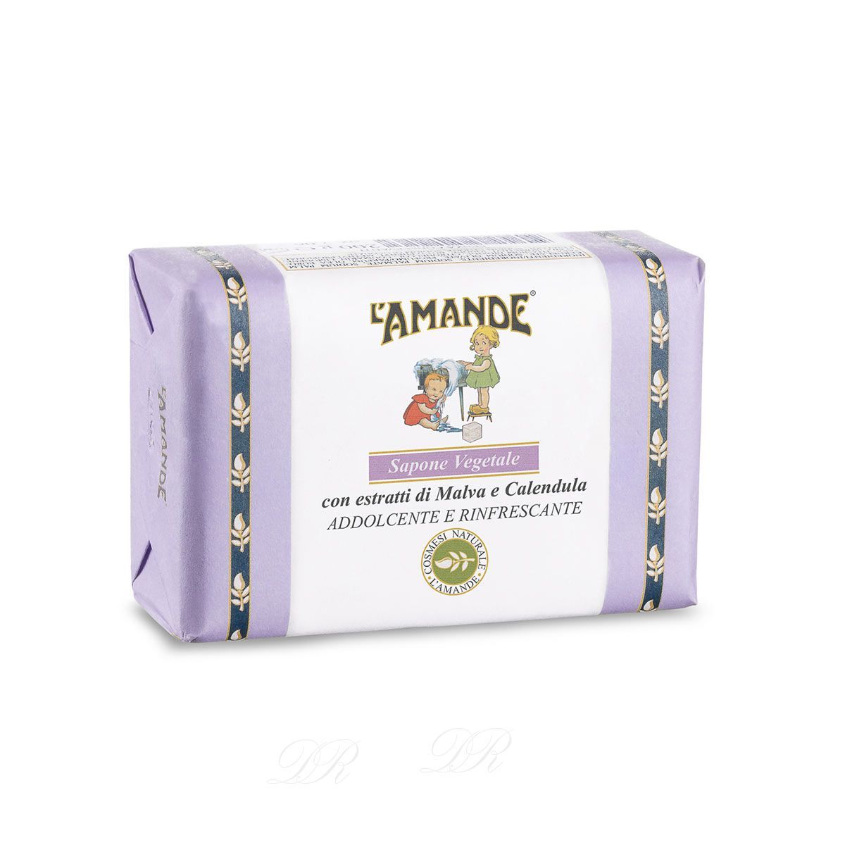 L'amande Herren Sapone Vegetale Malva E Calendula Seife 200 G