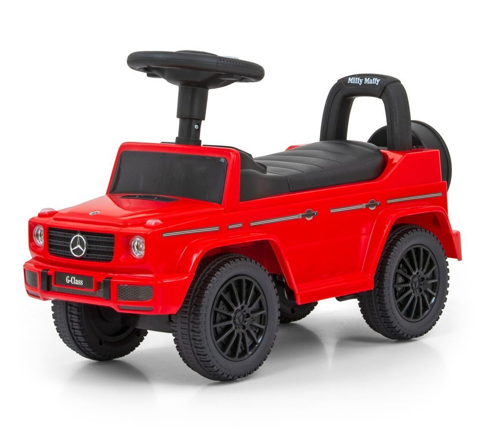 Milly Mally Unisex Kinder Rot Mercedes G350d Red S Rutscherfahrzeug Fahrzeug Kleinkind Fahren