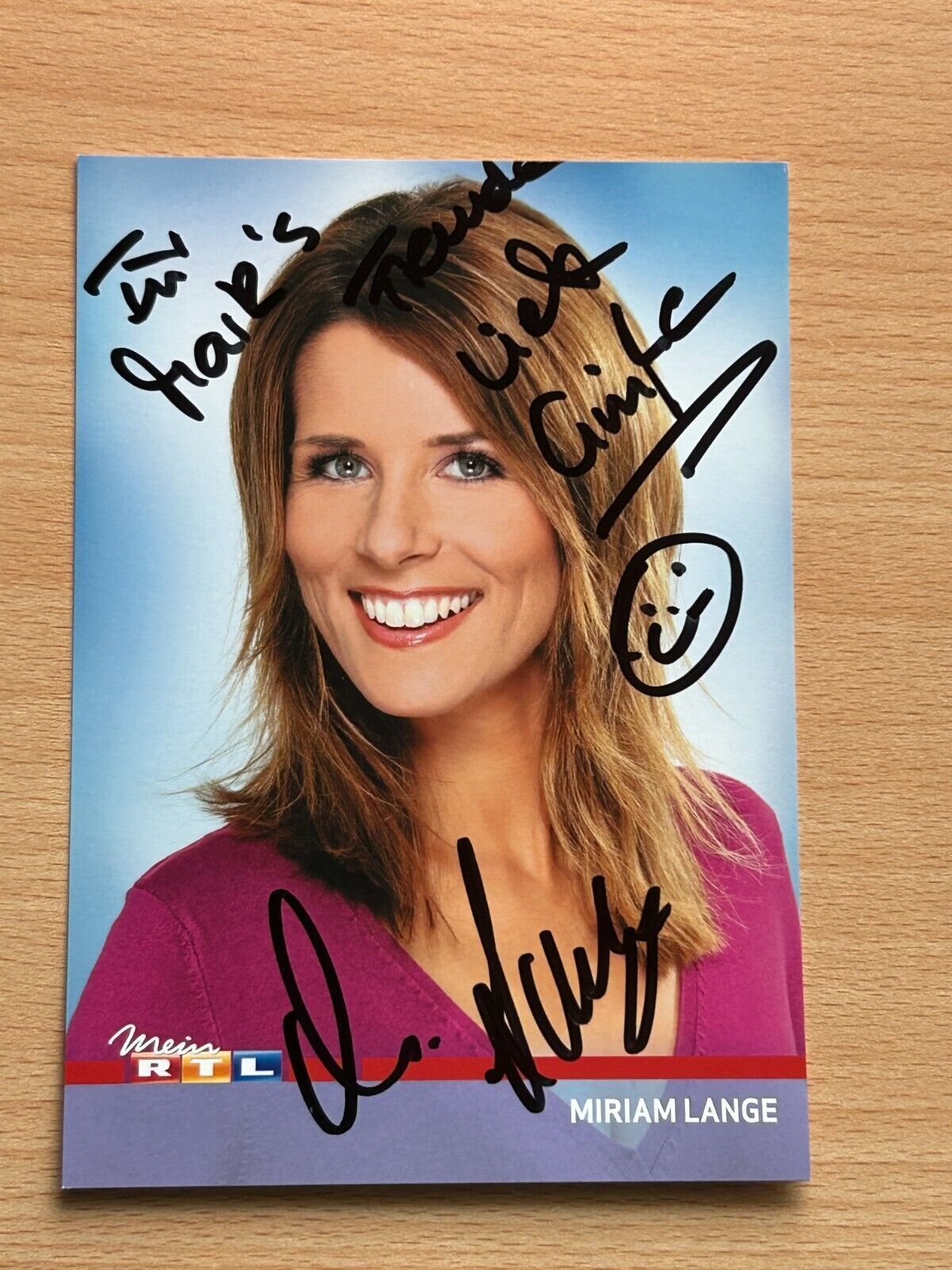 Miriam Lange - Autogrammkarte original signiert - #10941