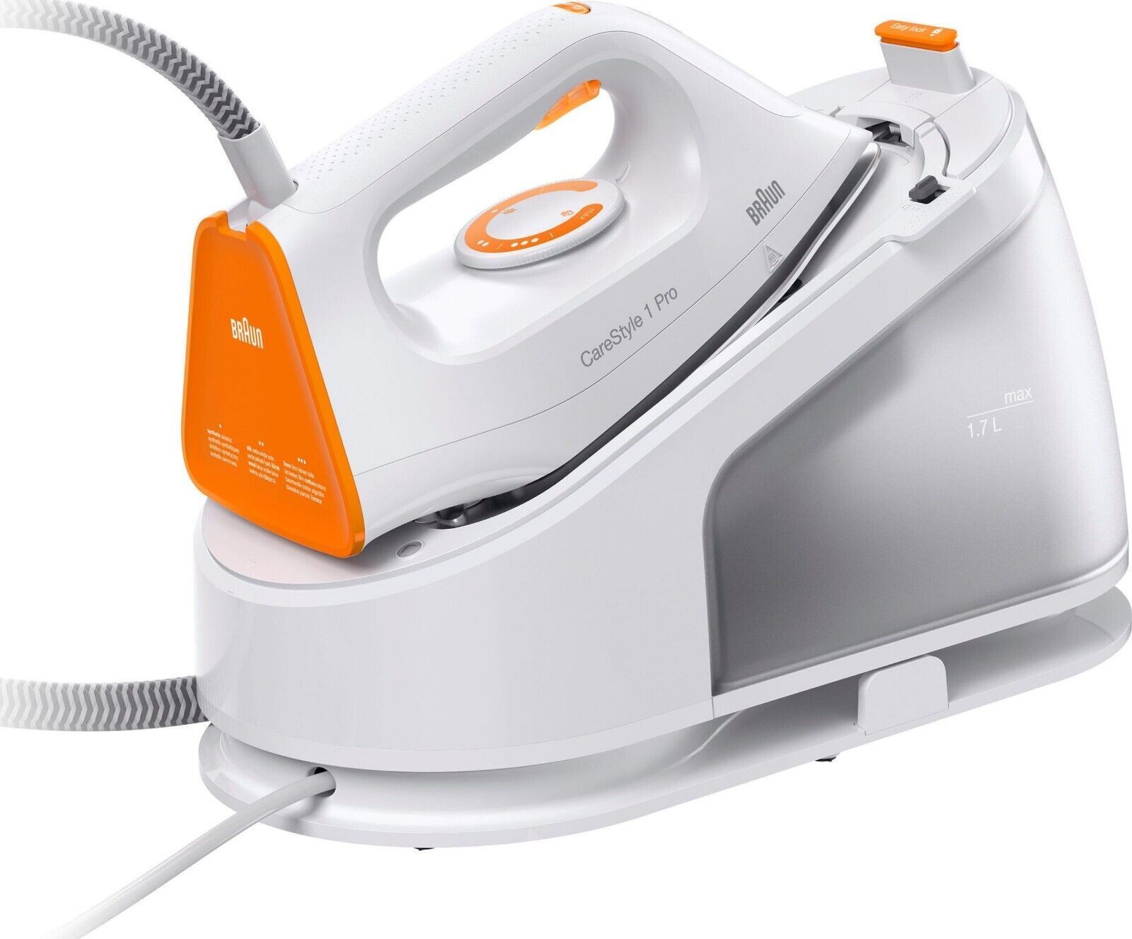 Braun Braun/Orange Carestyle Bügeleisen Dampfbügelstation Dampfbügeleisen Orange/Weiß 2200 W