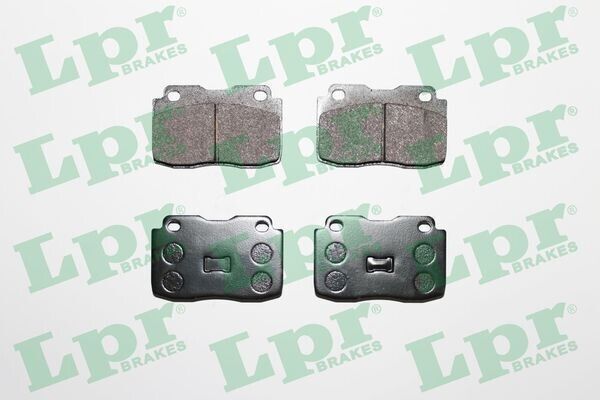 LPR 05P010 Bremsbeläge Vorderachse für Fiat 127 147 Fiorino Uno 1.0 1.3 900 1050