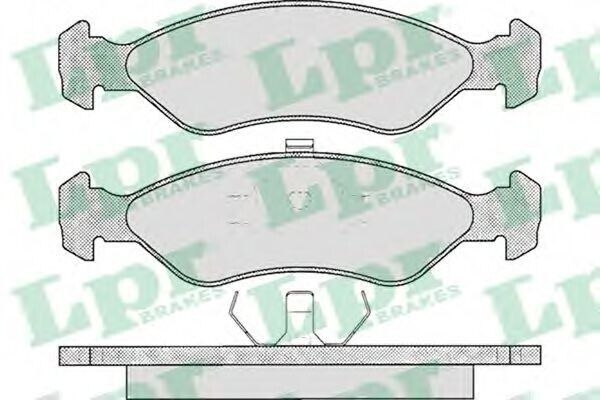 LPR Bremsbelagsatz 05P329 für Suzuki Alto II 0.8 29 KW 55200-84500 BP585