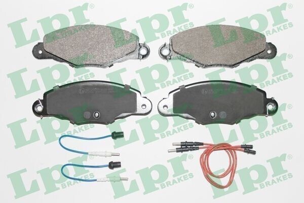 LPR Bremsbelagsatz 05P1103 für Pugeot 605 3.0 SV 24 147 KW GDB1410 P61102 LP1554