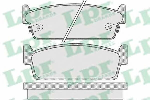 LPR Bremsbelagsatz 05P1010 für Infiniti M30 Nissan Skyline Maxima II 200SX