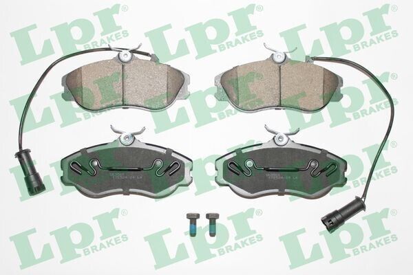 LPR Bremsbelagsatz 05P350 für Audi 100 C3 80 B4 90 B3 Cabriolet B3 Coupe B3