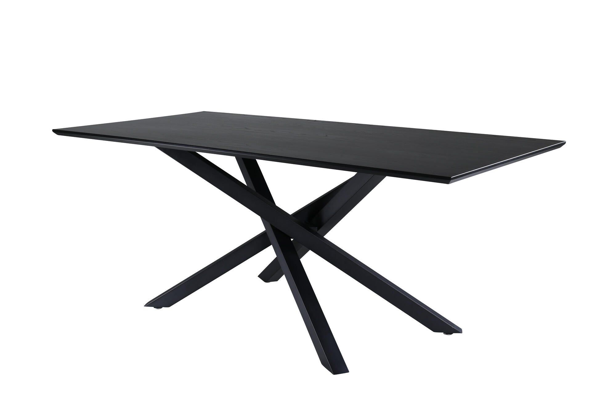 Furnlux Dining Table Piazza Black 90cm