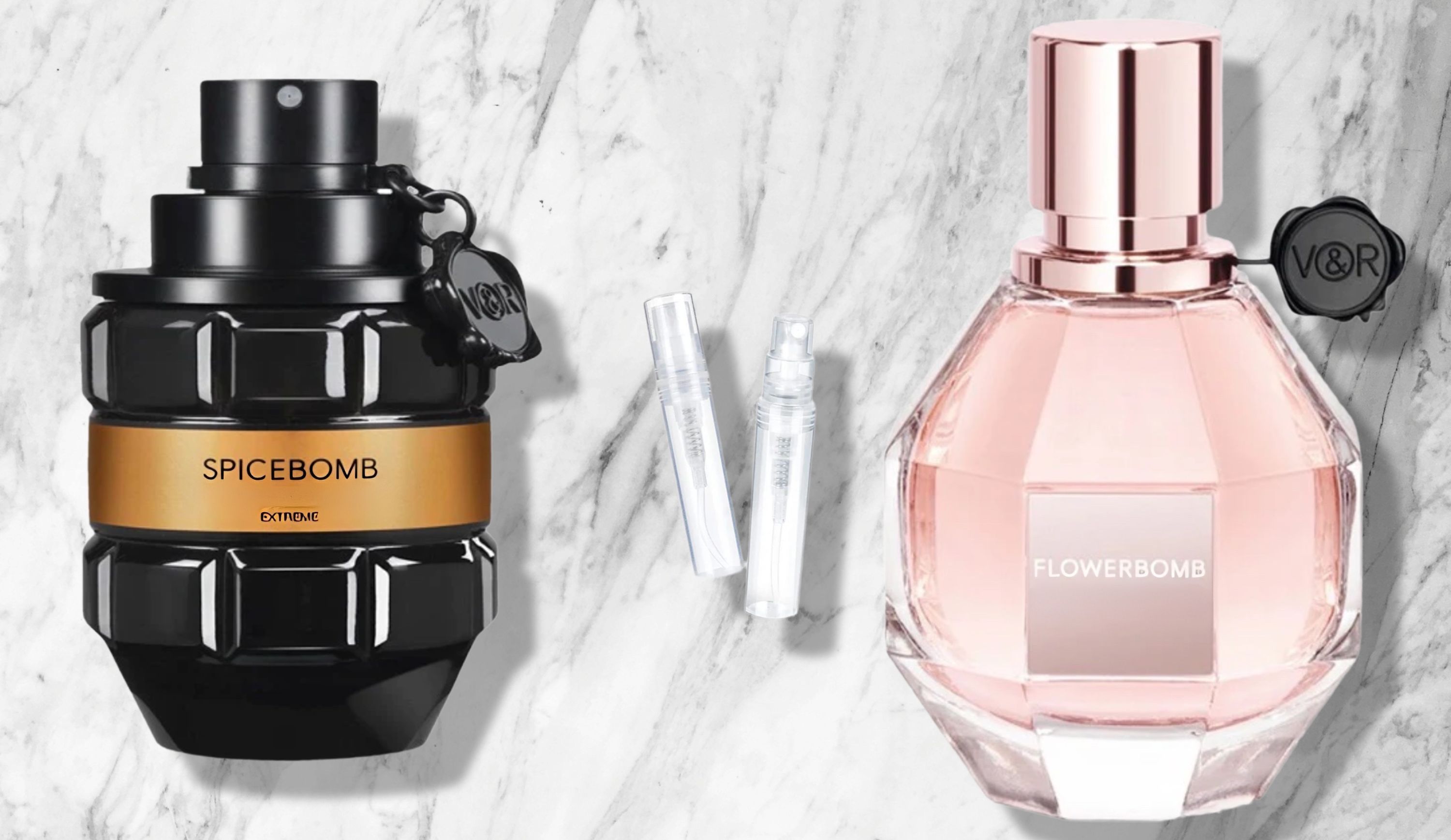 Spicebomb Extreme/ Flowerbomb Eau de Parfum Duftset