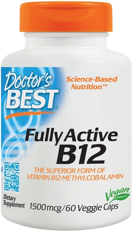 Doctors Best Best Fully Active B12, 1500Mcg - 60 Vcaps