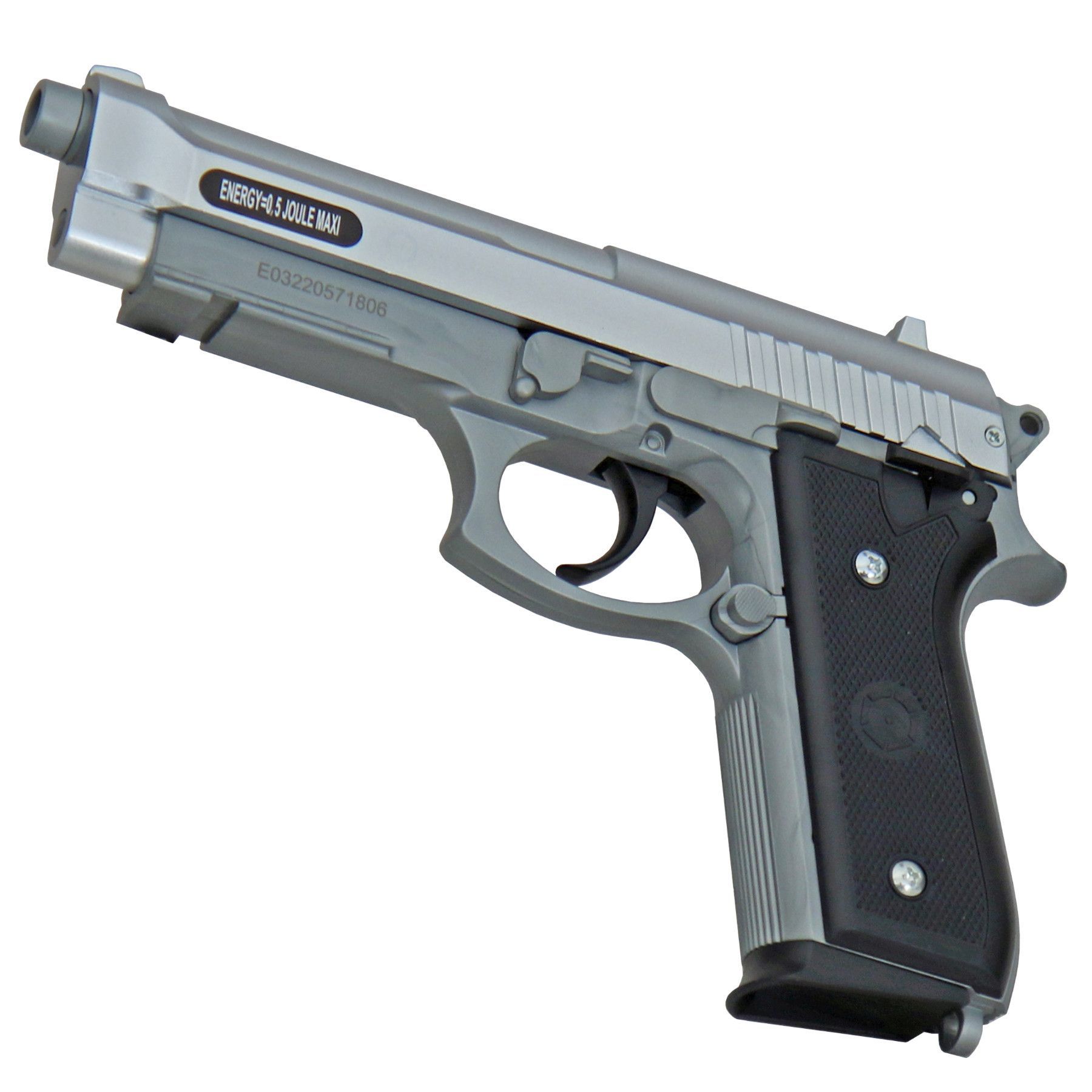 Cybergun PT92 H.P.A. Silber Airsoft Pistole Federdruck 0,5 Joule ab 14 Jahren