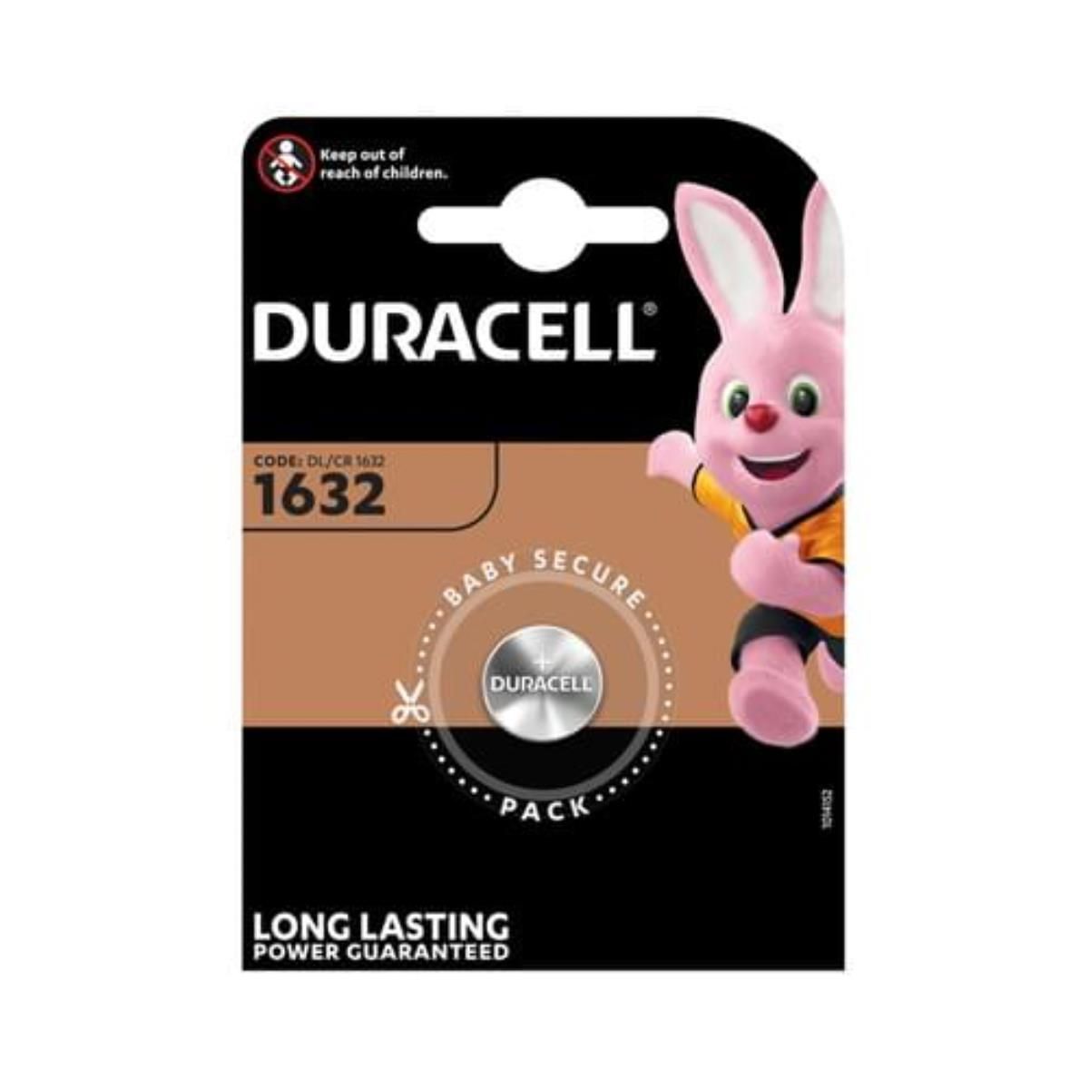 Duracell Batterie CR1632 Blister / Lithium 3V