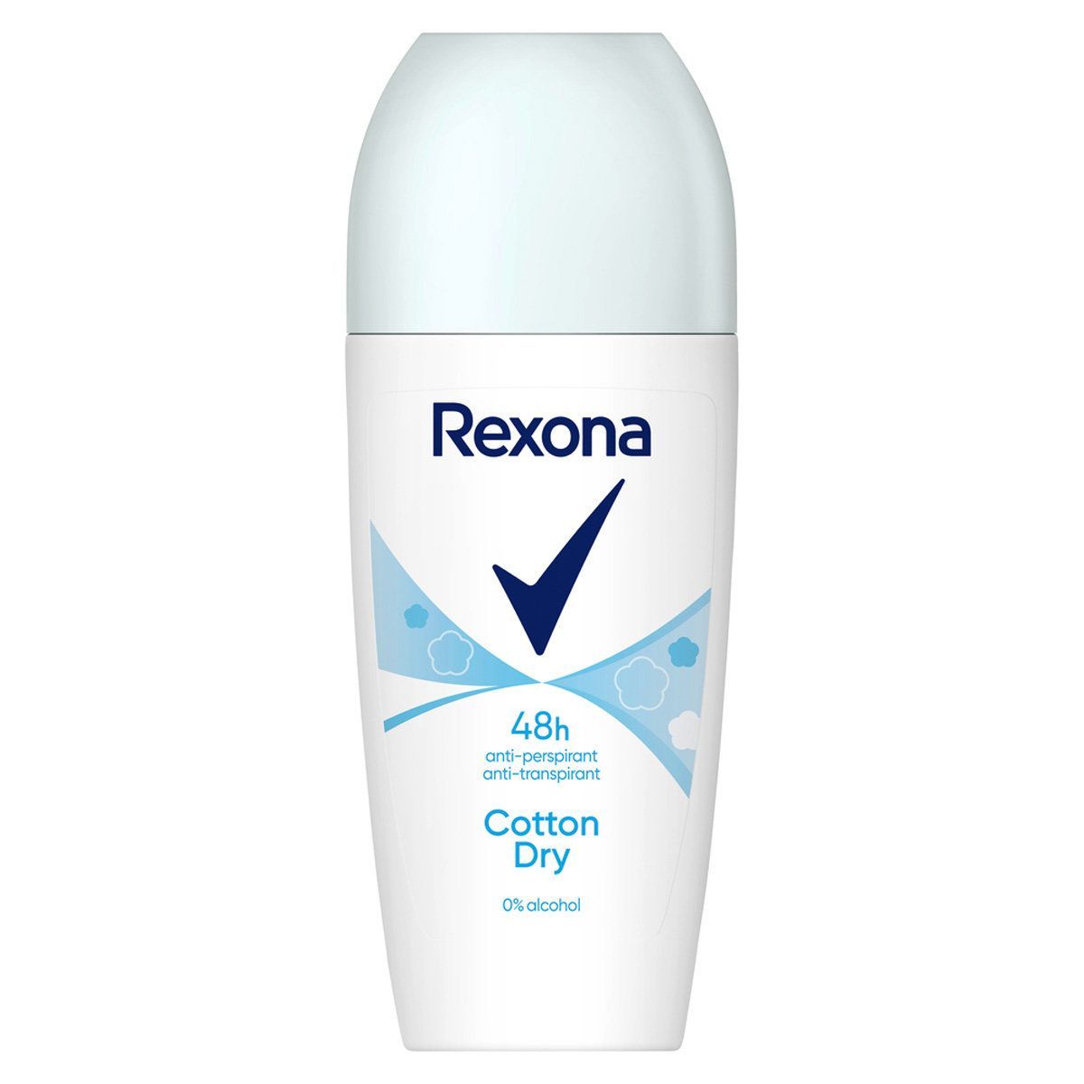 Unilever Deutschland Holding Gmbh Rexona Deo Roll On Cotton Dry Antitranspirant Ohne Alkohol 50Ml