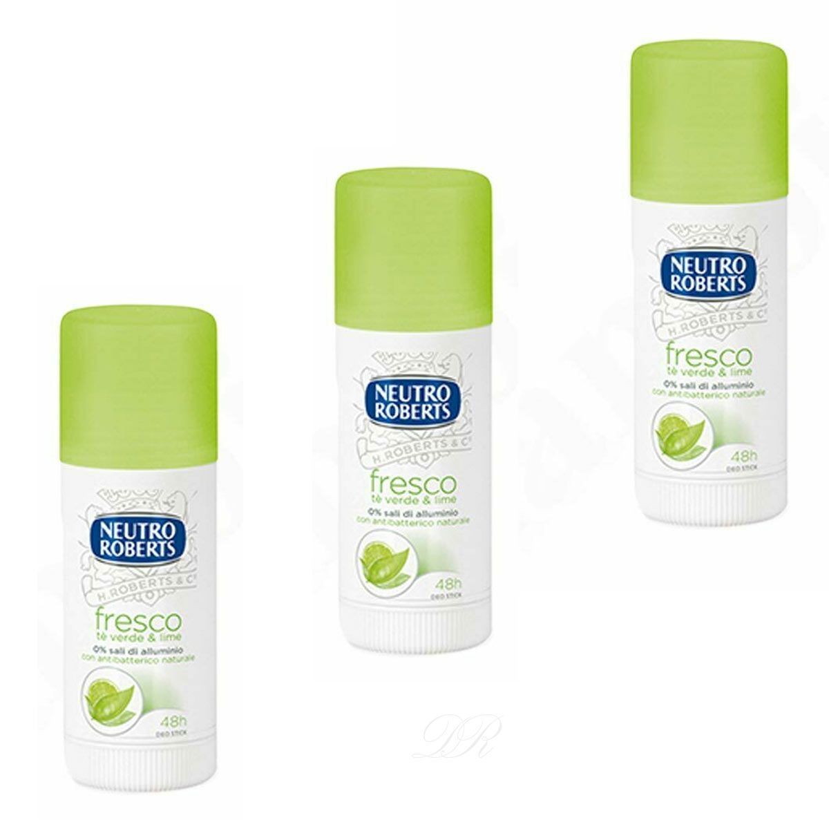Neutro Roberts - Manetti & Roberts Neutro Roberts Fresco Deostick Grüner Tee Und Lime 3X 40 Ml