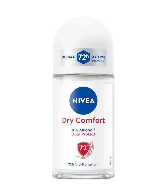 Beiersdorf Ag Nivea Deo Dry Comfort Roll On 72H Anti Transpirant Schutz 50Ml