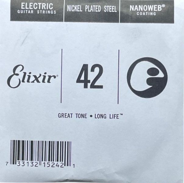 Elixir 12002 Nanoweb - Nickel, super light (009-042) - Saiten für E-Gitarre