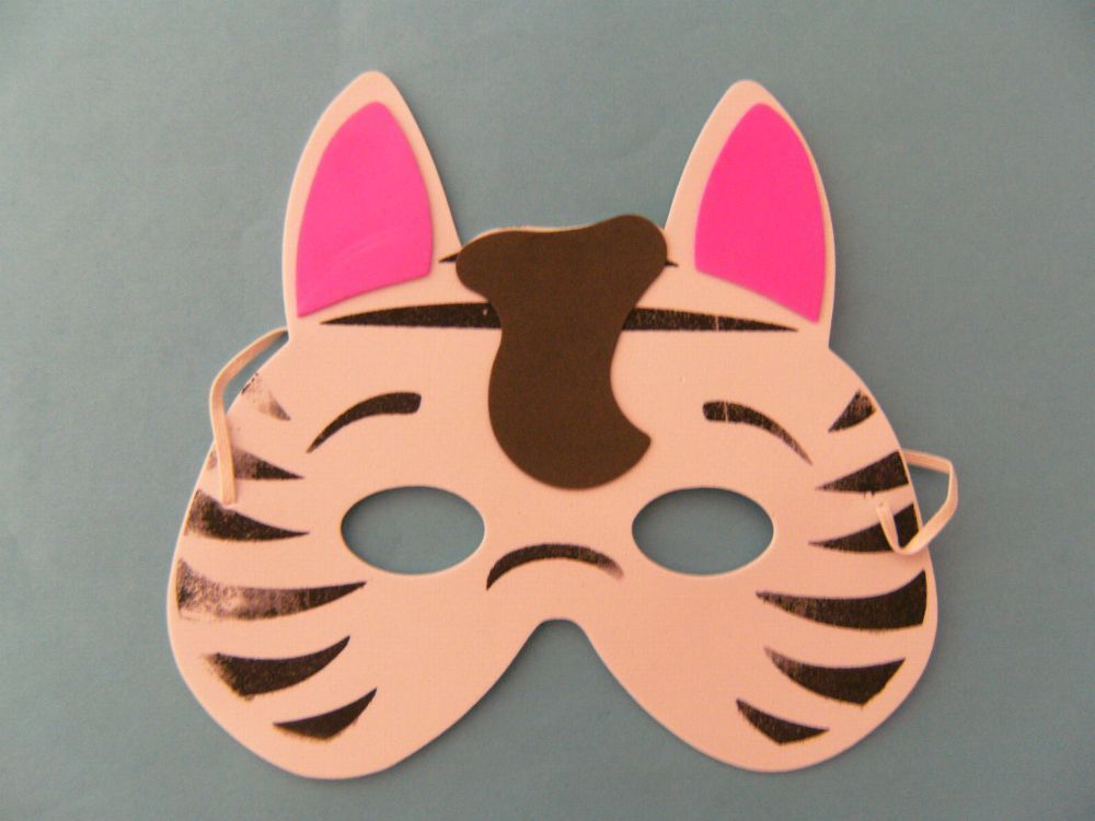  1 Maske f. Kindergeburtstag Karneval Fasching Tier Tiere Masken Motiv 