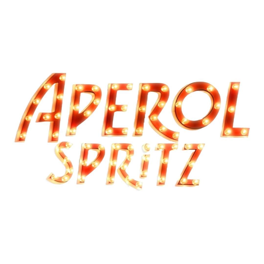 Wunderschne Aperol Spritz Leuchtschild Ebenbild