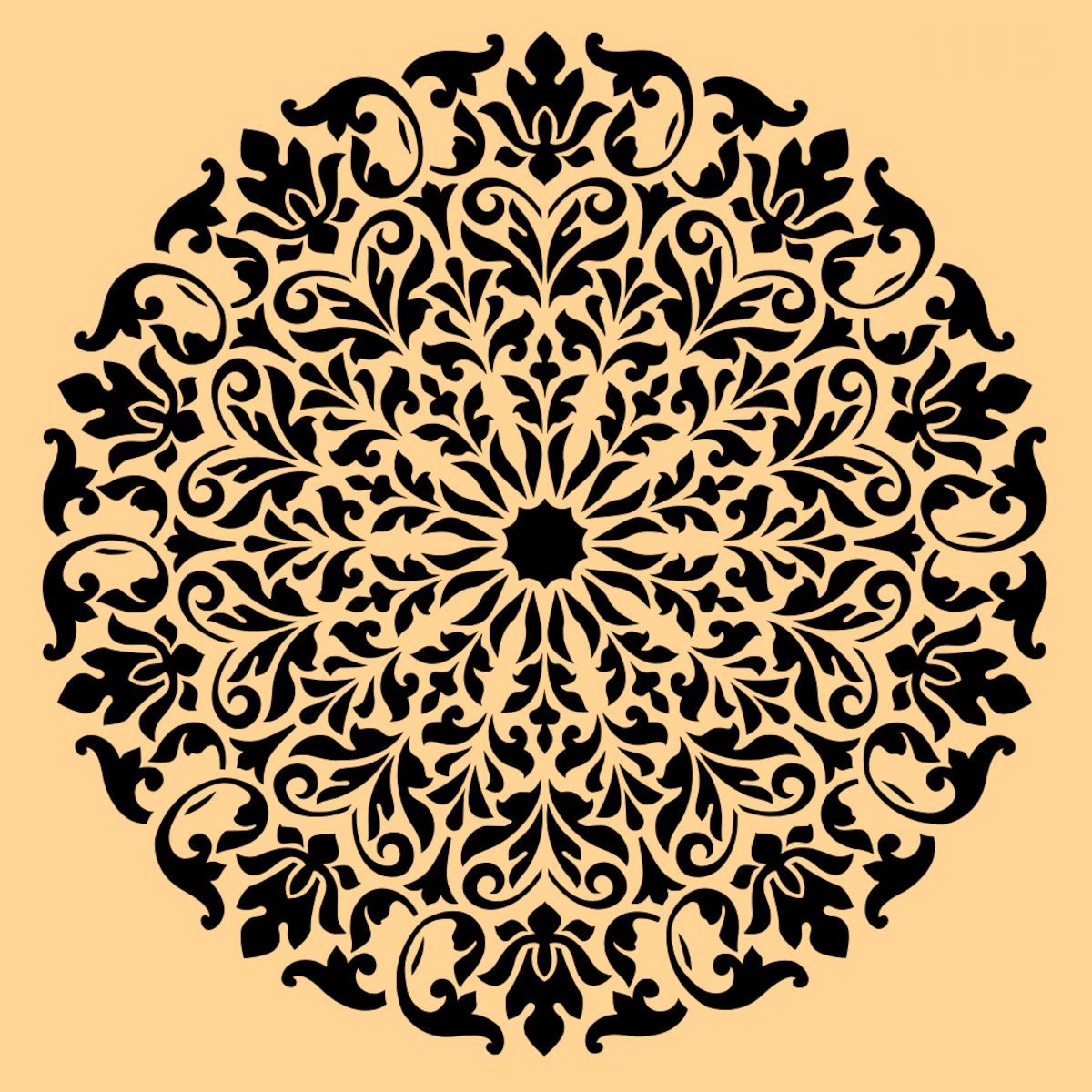 Schablone Mandala