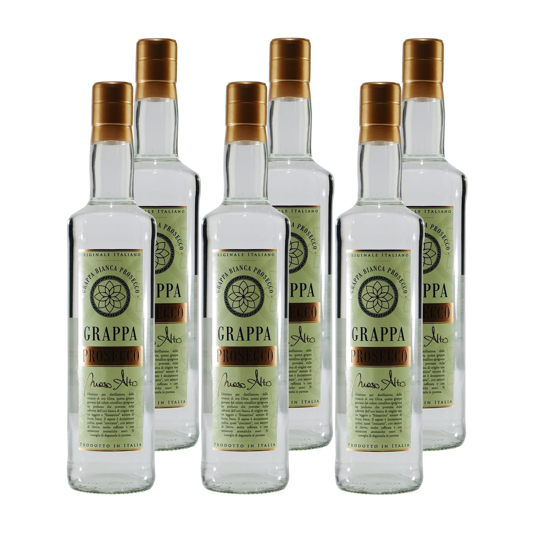 Liqueur & Wine Trade Gmbh Herren Maso Alto Grappa Prosecco (6 X 0,5L)