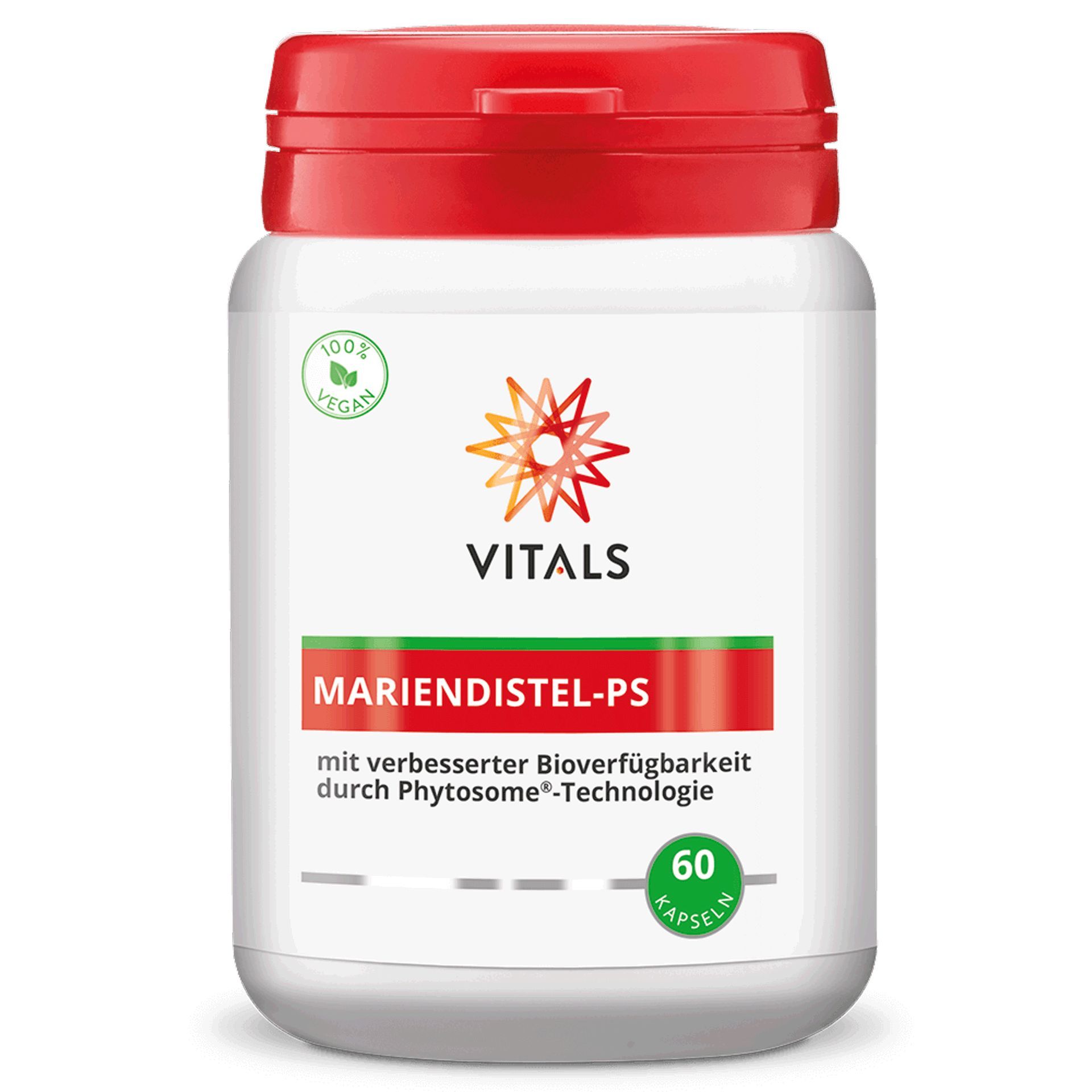 Vitals Herren Mariendistel-Ps, 60 Kapseln Von