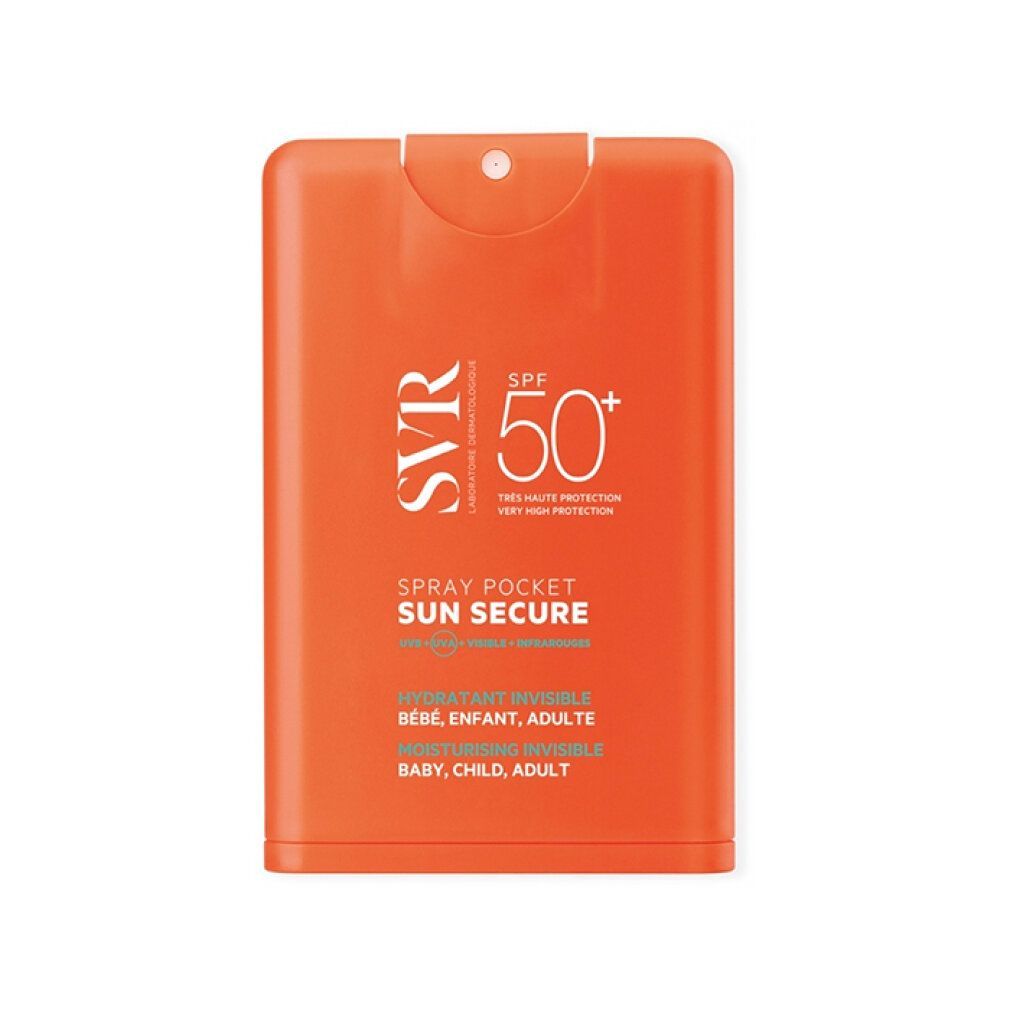 Svr Sun Secure Spray Tasche Spf50+ 20Ml