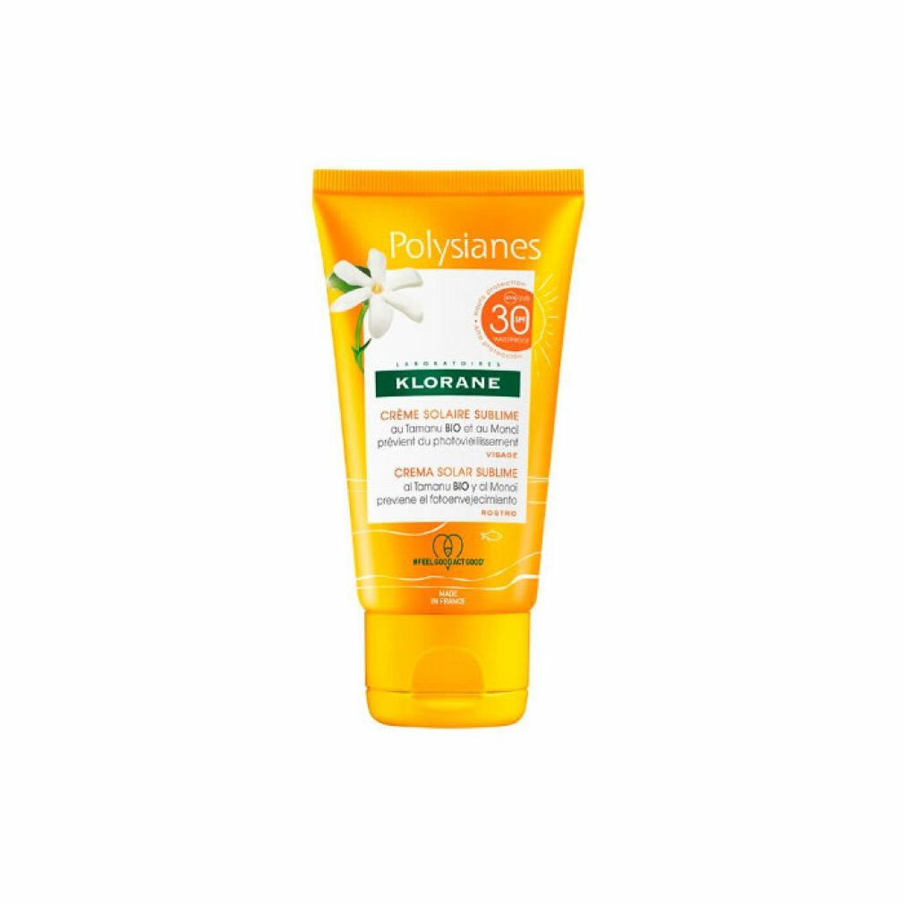 Klorane Polysianes Sublime Gesicht Sonnencreme Spf30 50Ml