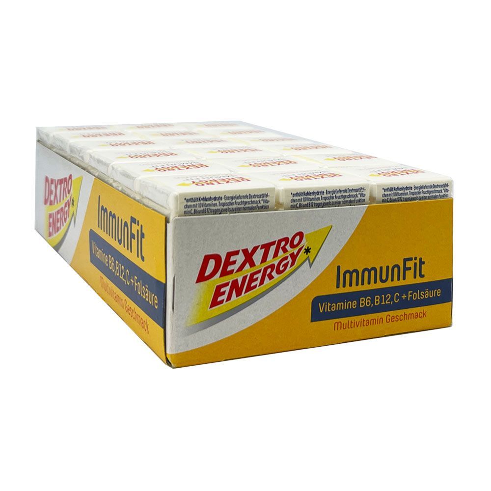 Dextro Energy Immunfit, Traubenzucker Mit Multivitamin Geschmack, 18X 46G