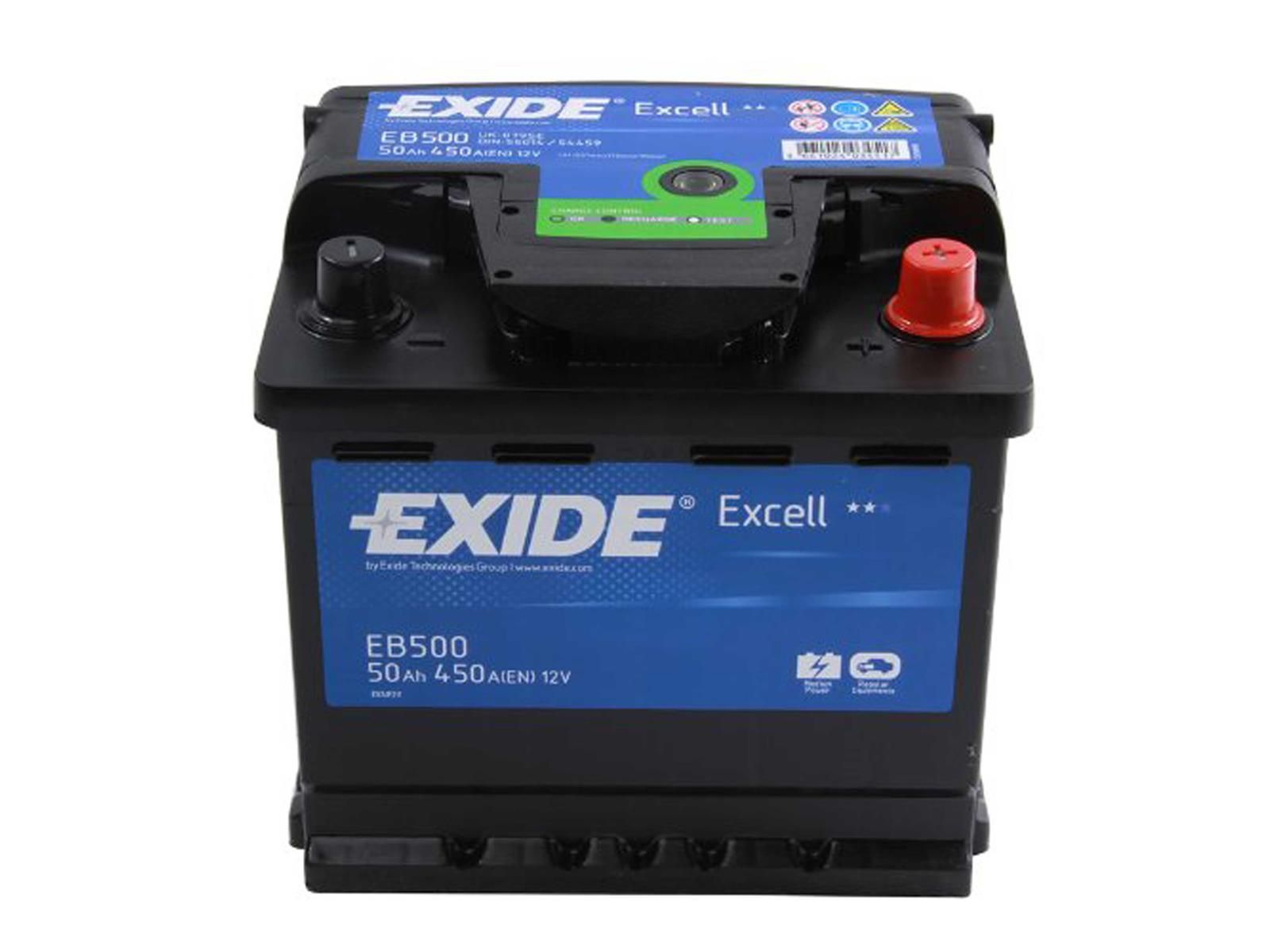"EXIDE Starterbatterie ""Excell"" CA-CA, Ma ""EB500"""