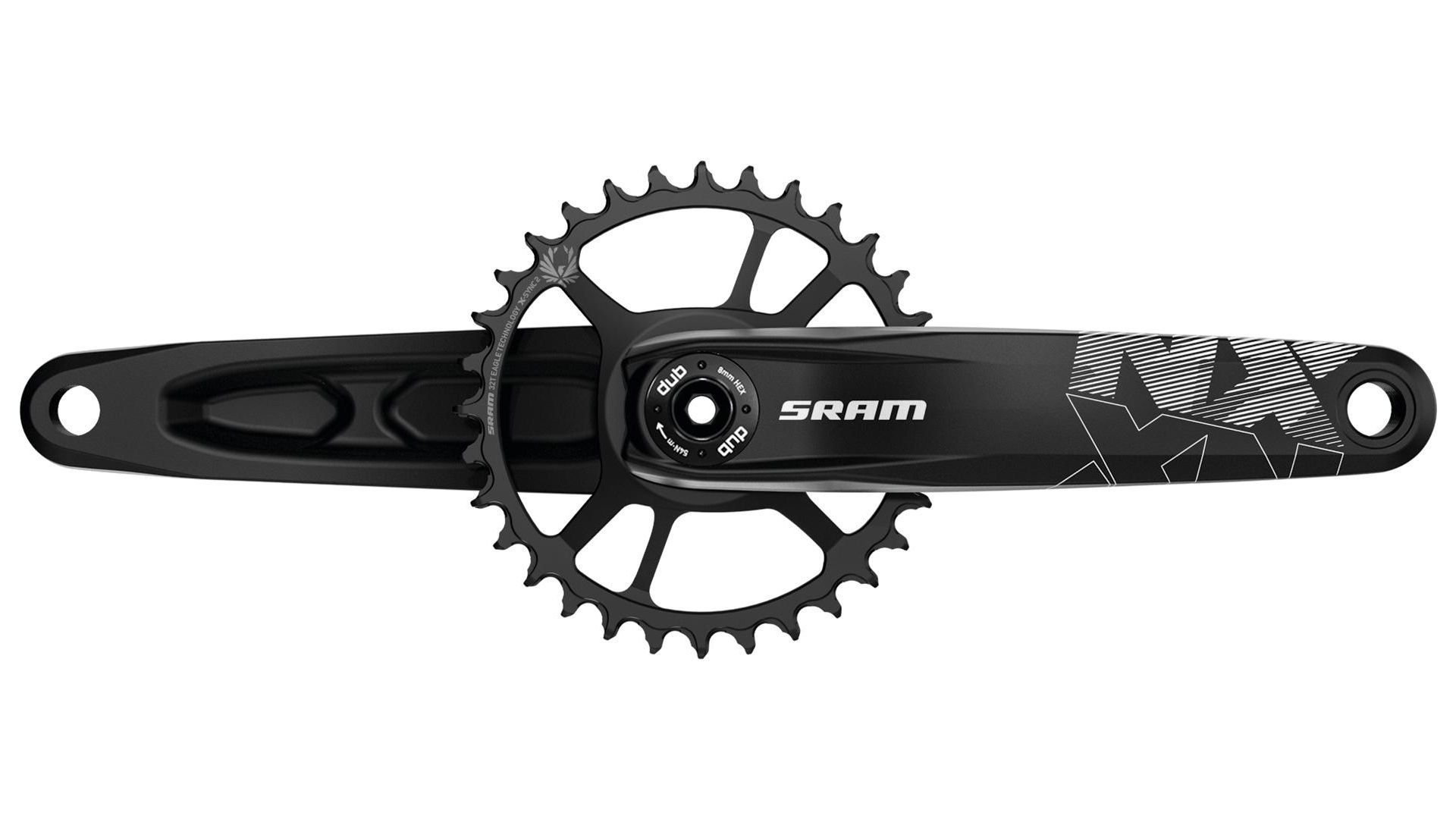 "SRAM Kettenradgarnitur ""NX Eagle"" 1-fach, DUB, ohn 32 Zähne, 170"