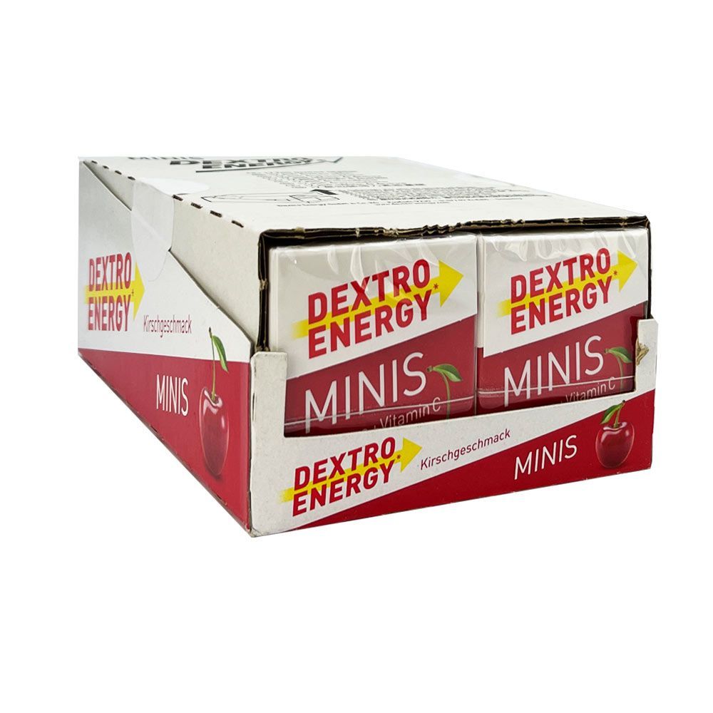 Dextro Energy Minis + C Kirsche, Traubenzucker Mit Kirschgeschmack, 12X 50G