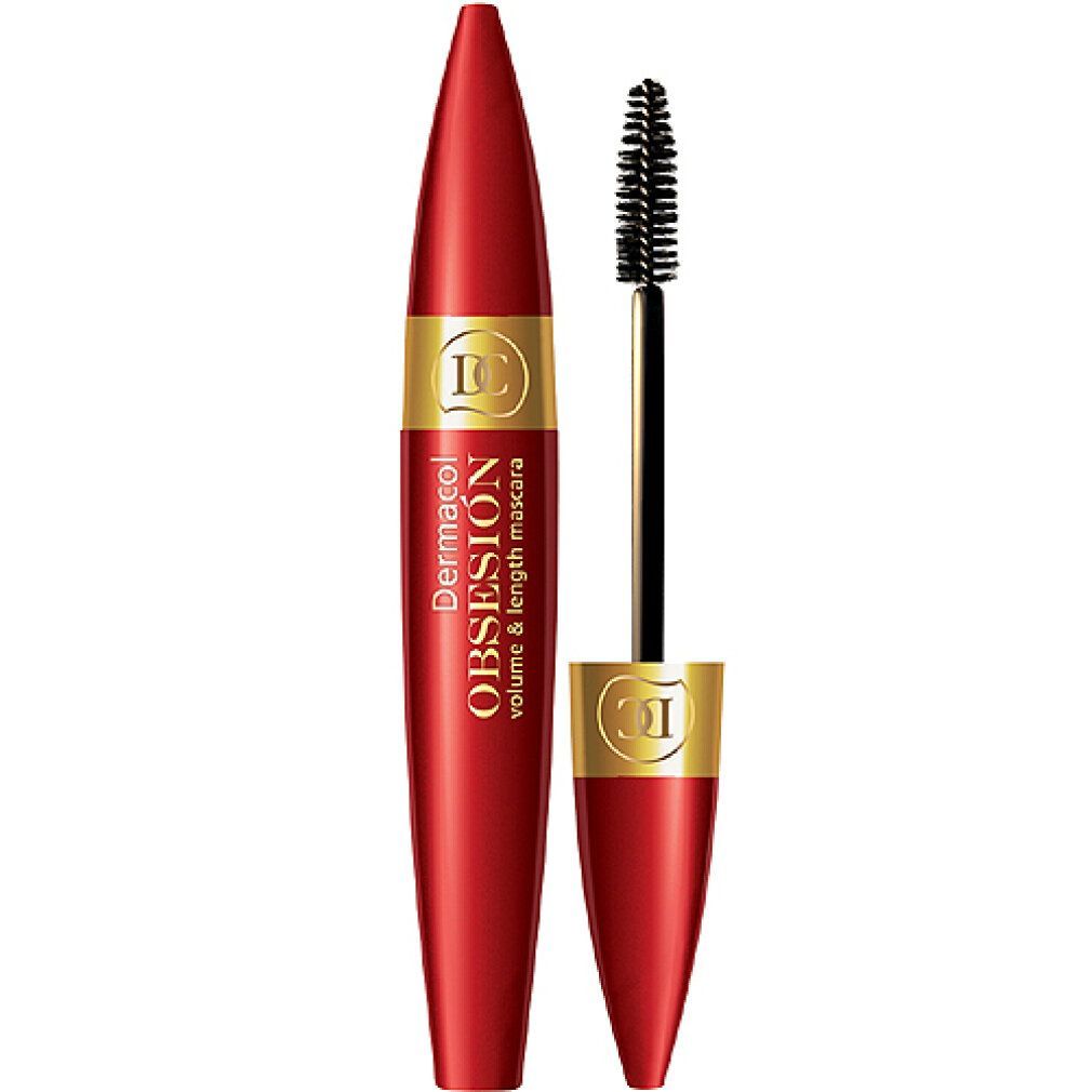 Dermacol Schwarz Mascara Für Volumen Und Länge Der Wimpern 12Ml Farbton: 01