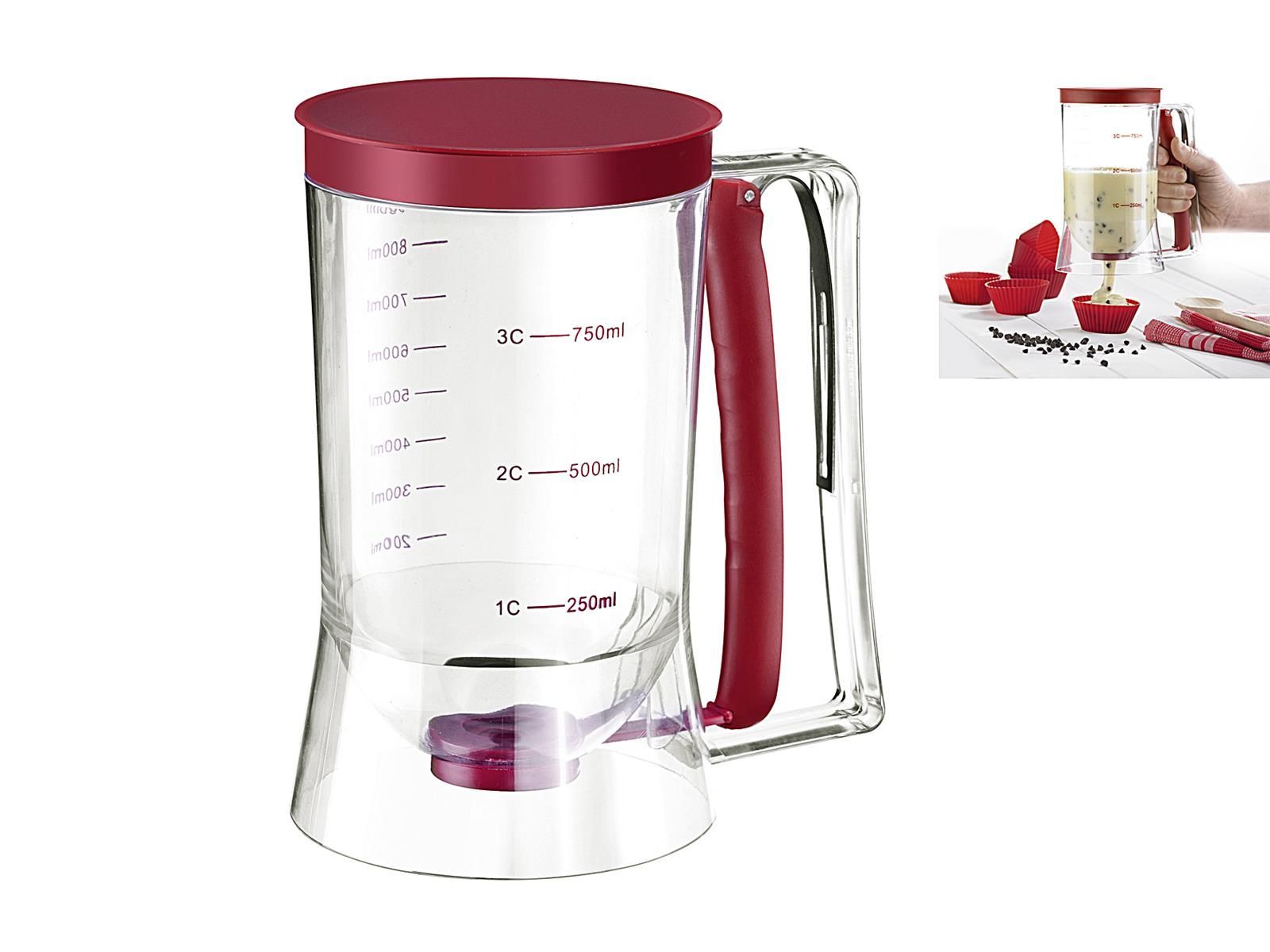 Westmark Rot,Transparent Teigportionierer Kunststoff 900 Ml