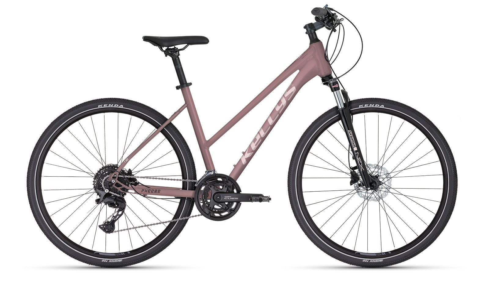 Kellys PHEEBE 30 Rose gold 28" Trapez Crossbike in Pink/Rosa